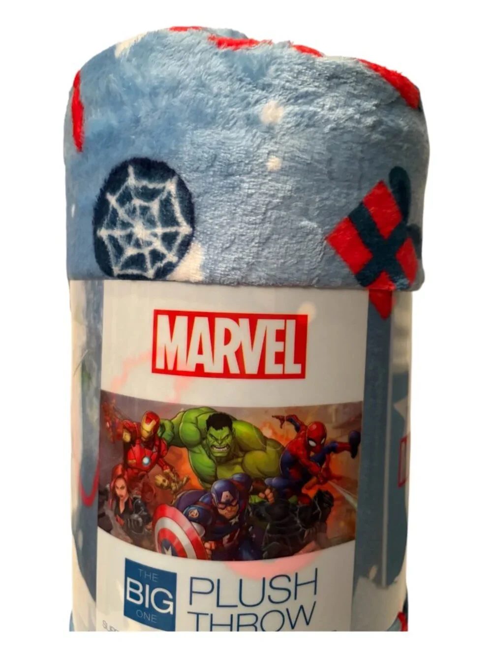 Marvel Holiday Spiderman Oversized Supersoft Plush 5Ft X 6Ft Throw Blanket New